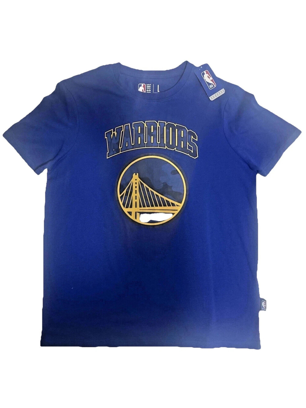 NWT Nike Golden State Warriors Stephen Curry #30 T-Shirt Men Large Blue Jersey